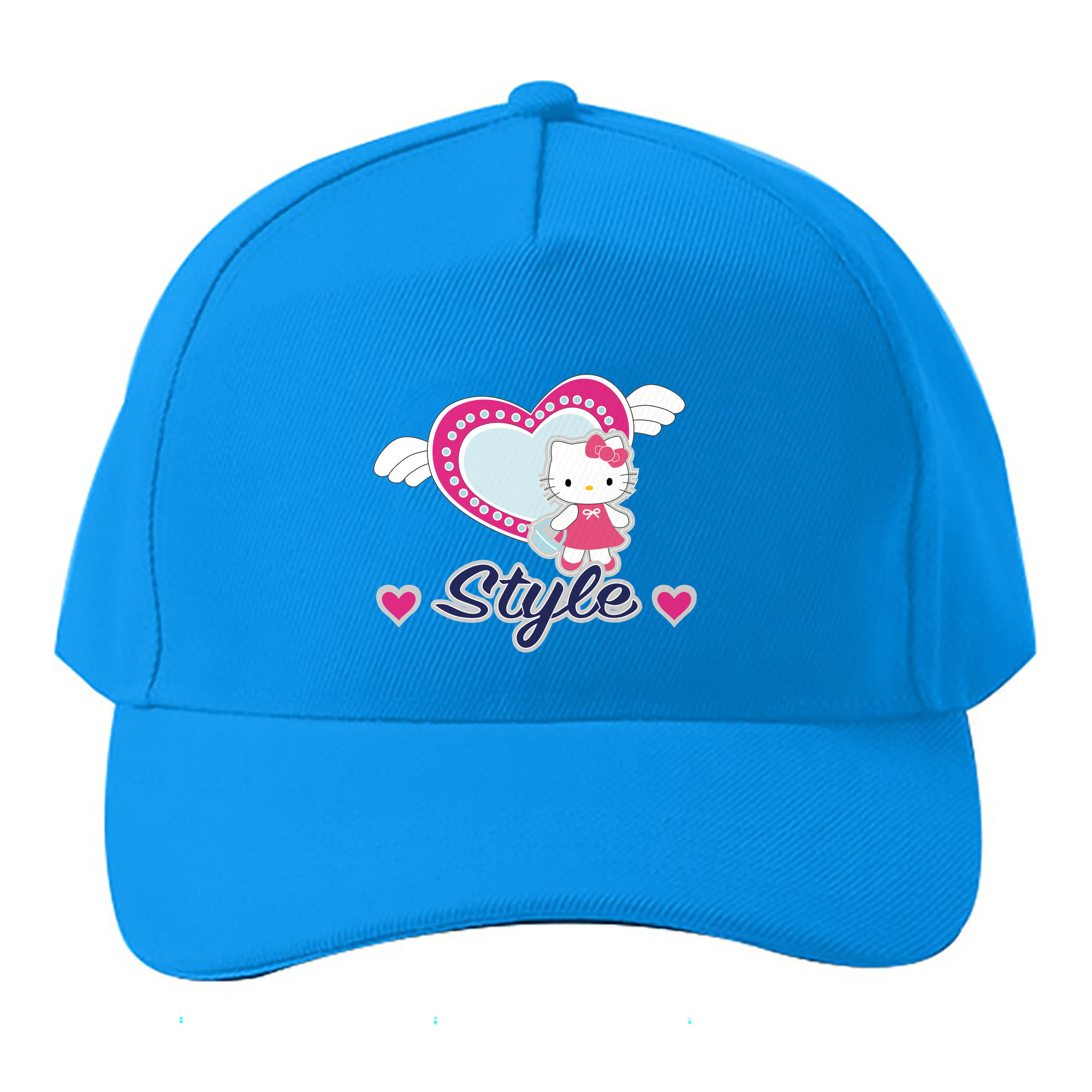 （画像用） Hello Kitty ハローキティ ベースボールキャップ 綿100％ 男女兼用 帽子 スポーツ